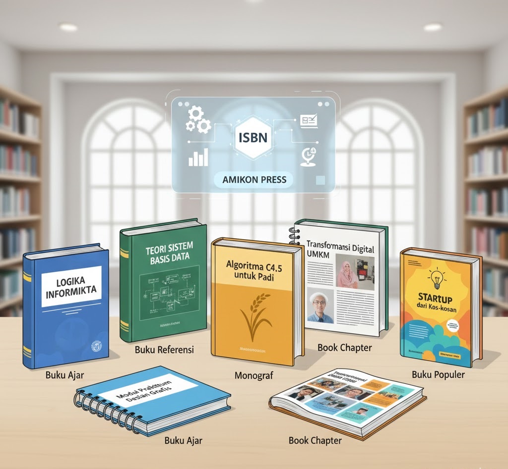 Mengenal Berbagai Jenis Buku yang Dapat Diterbitkan di Amikom Press