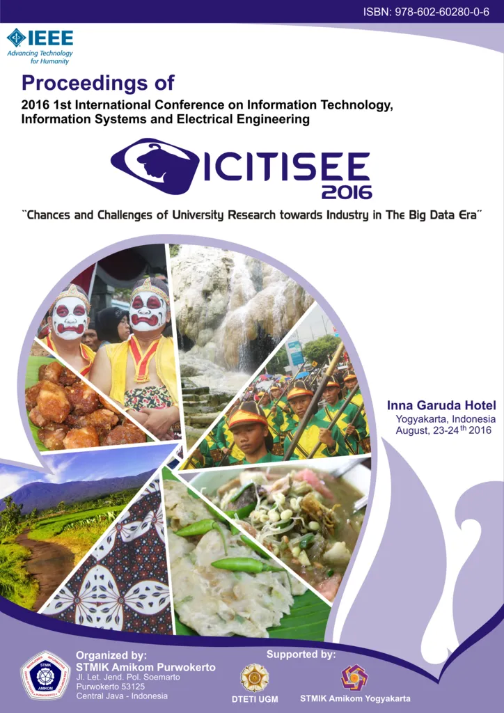 Proceedings of 2016 1st international conference on information technology, information systems and electrical engineering